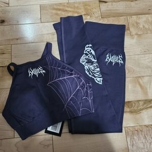 Darc Sport Purple Leggings and Top Set